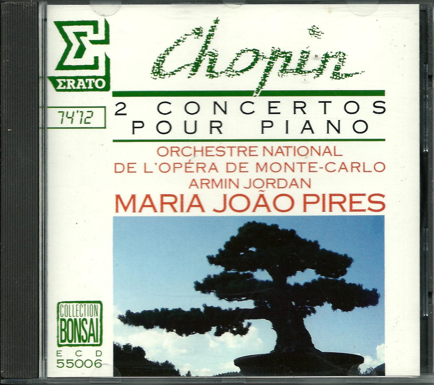 CHOPIN CONCERTO POUR PIANO ET ORCHESTRE : N° 1 en mi mineur op 11 - N° 2 enfa mineur op 21 [Audio CD]