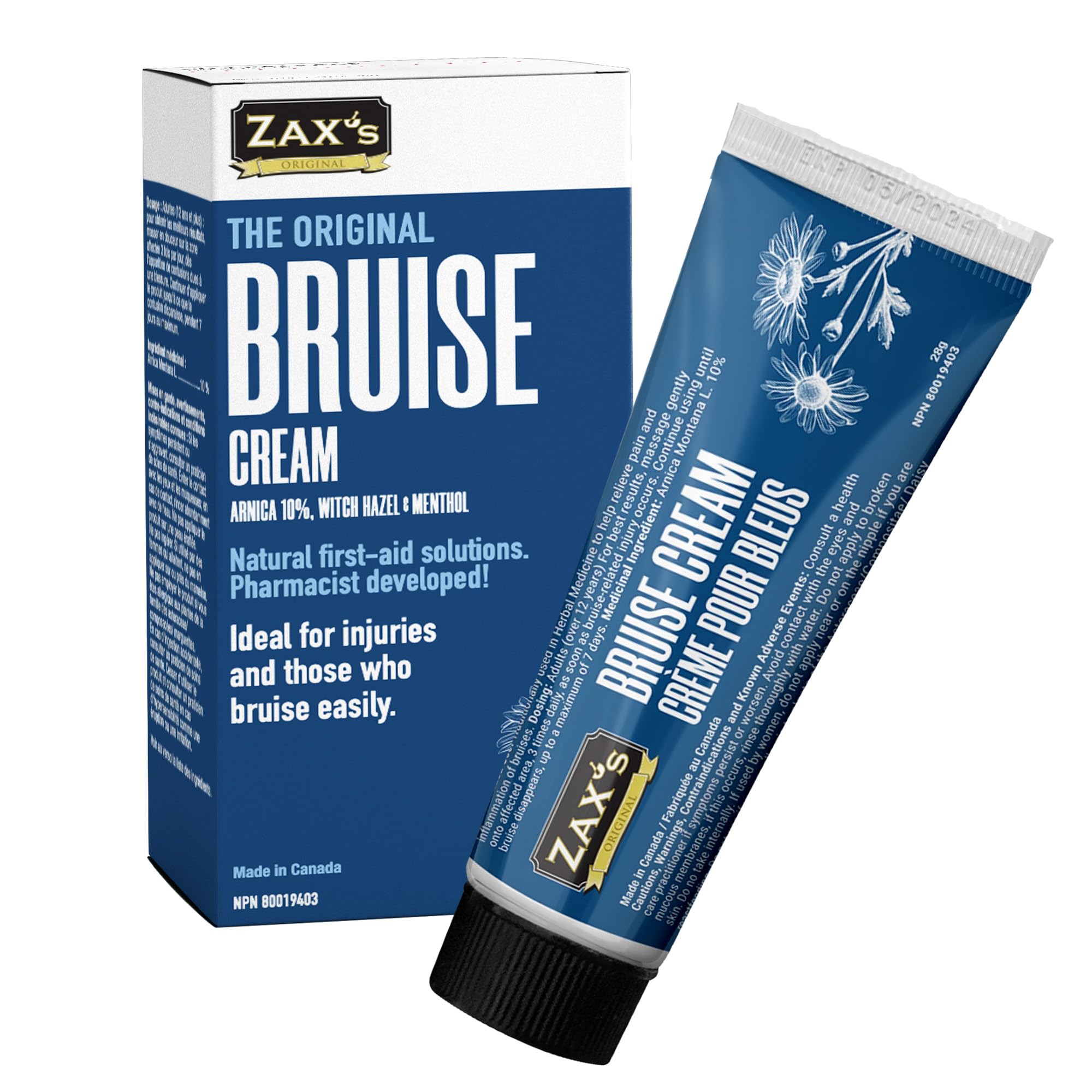 Bruise Cream - Arnica and Witch Hazel Blend, Gentle on Skin, Plant-Based Ingredients for Skin Care - 28g
