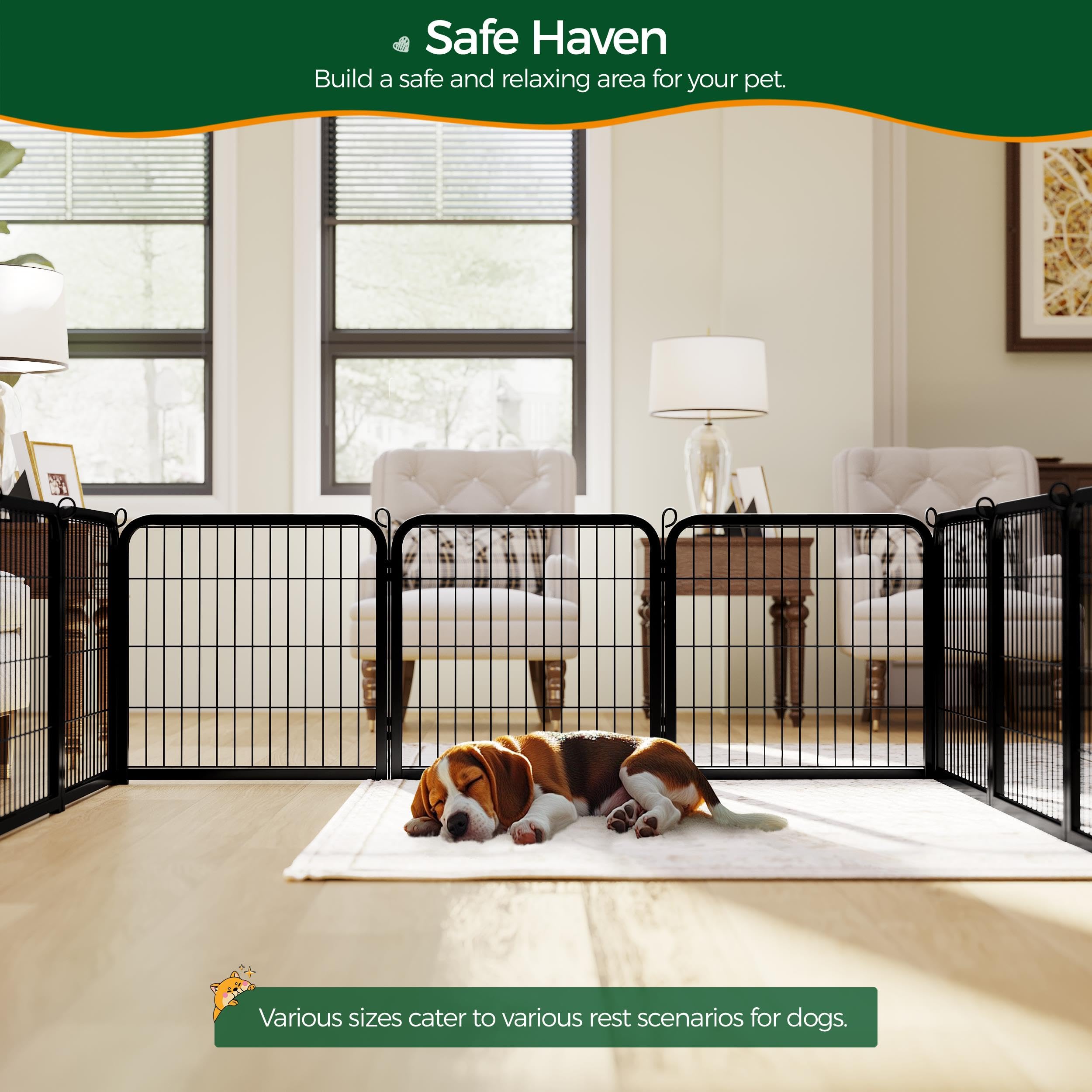 dogページ Amazon.com : Yaheetech Dog Playpen Outdoor, 24 inch 24