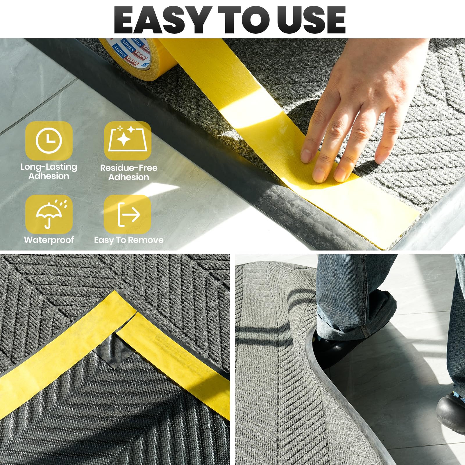 ADHES Heavy Duty Double Sided Carpet Tape - Image 4