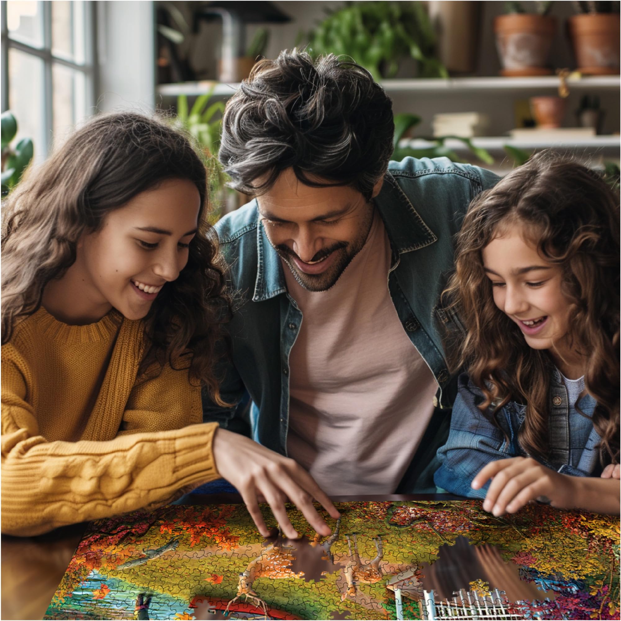 Yosemite National Park 1000 Piece Puzzle - Autumn Landscape Jigsaw For Adults & Family