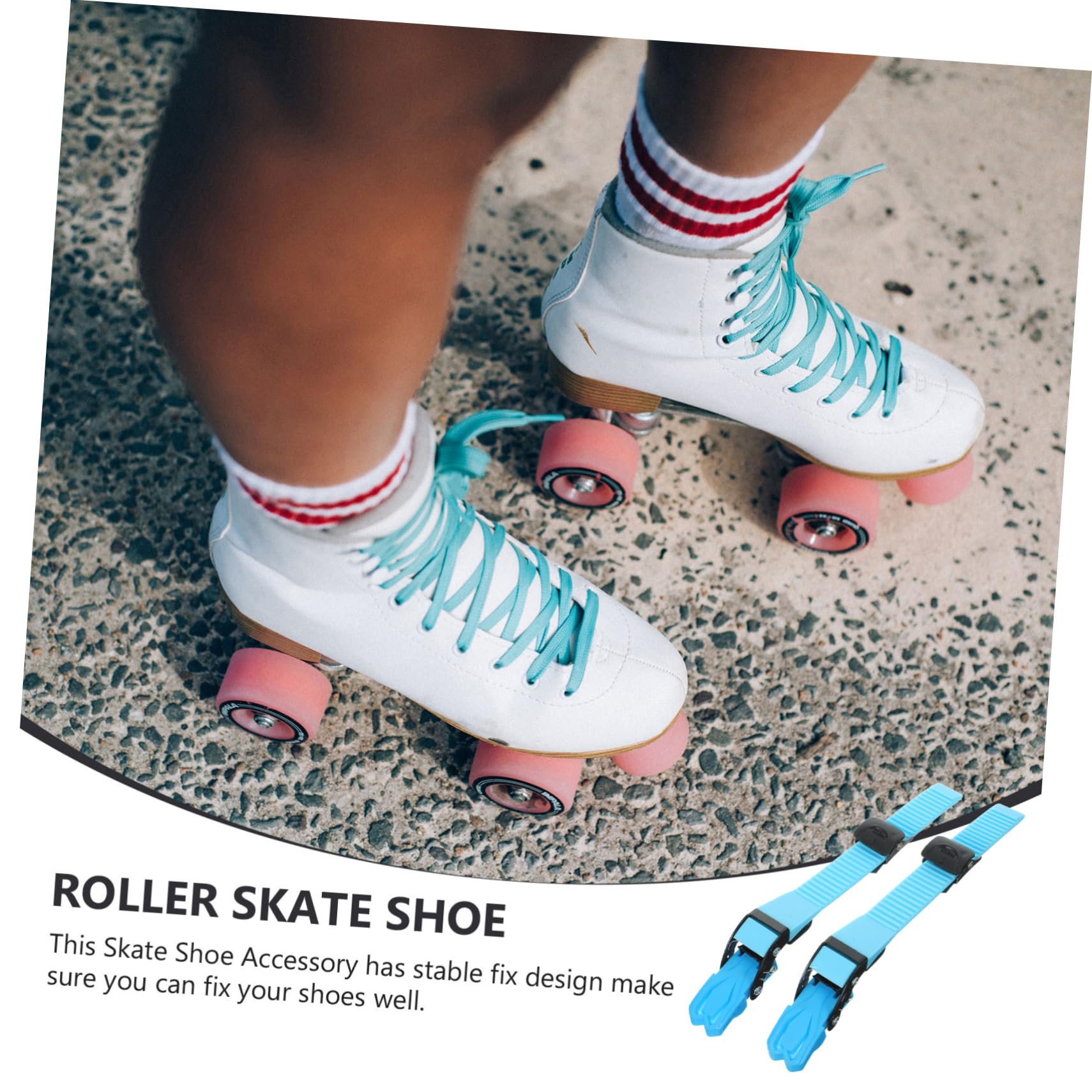 Abaodam Skating Shoes Energy Belt 2pcs Roller Skate Laces Accessories for Skating Shoes