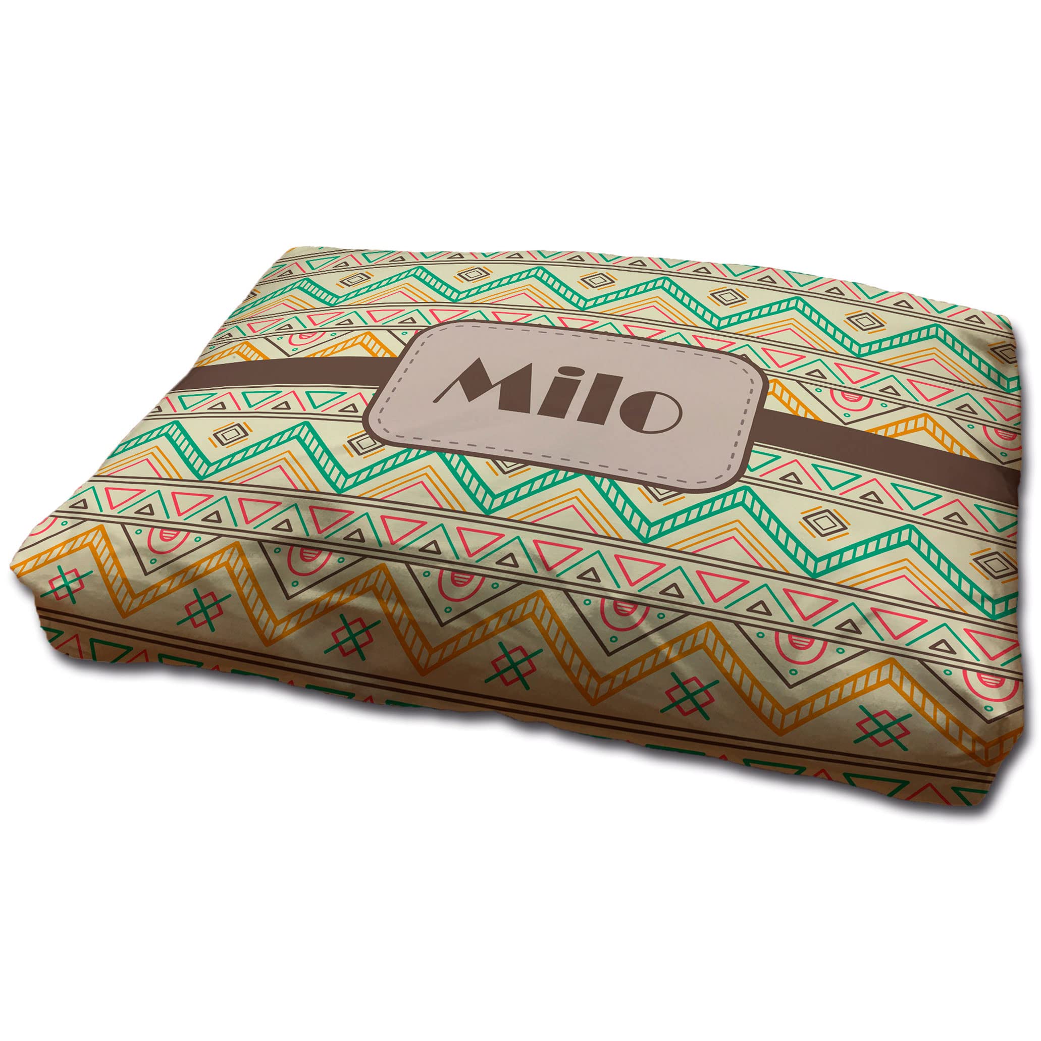 Cama Perro. Colchon Perro. Personalizada con Nombre/Foto. Cama para Perros Grandes/Medianos/Pequeños. Colchon de Perro Lavable y Funda Desenfundable. ÉTNICA