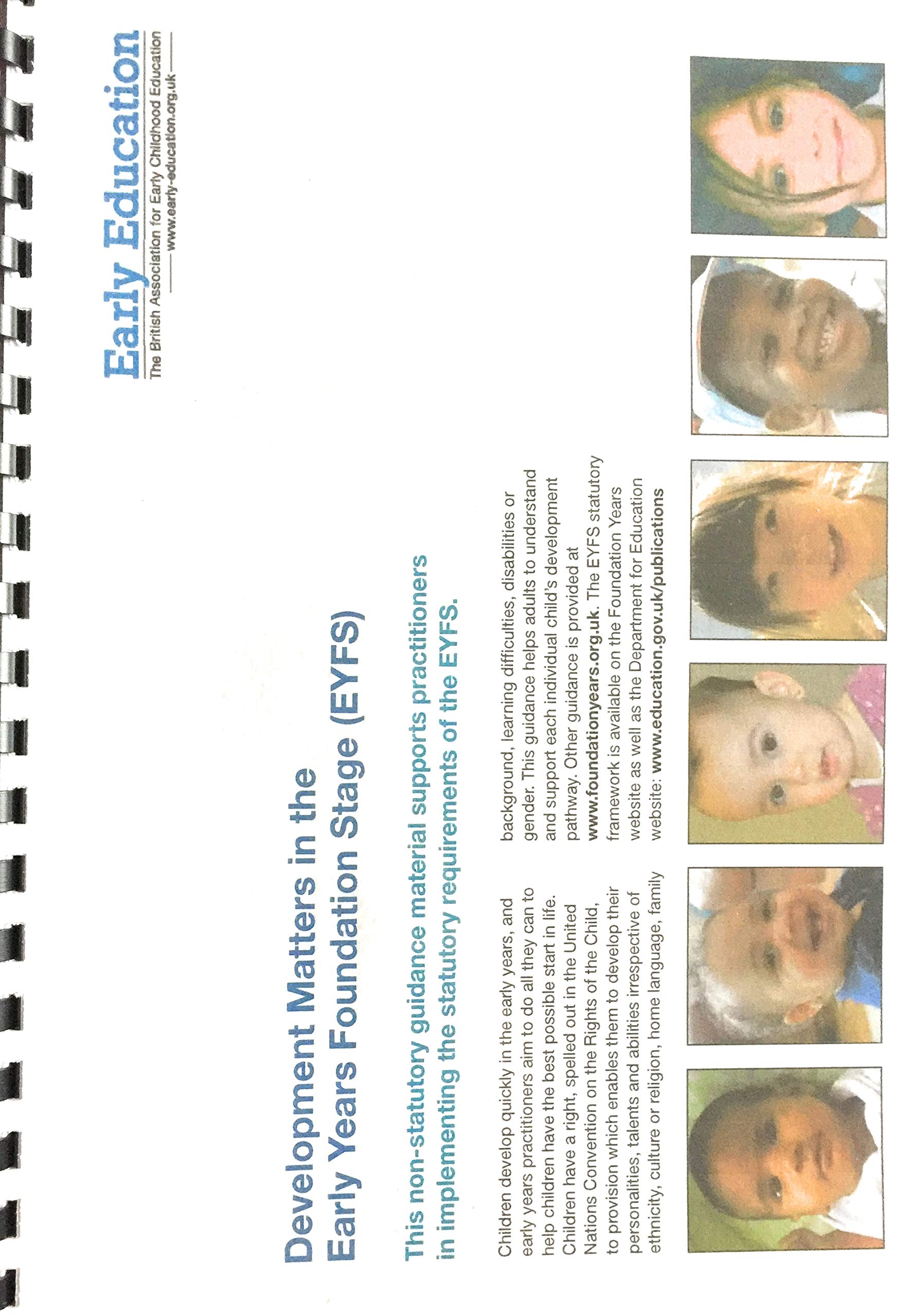 Development Matters: Early Years Foundation Stage Paperback – 5 Jun. 2017