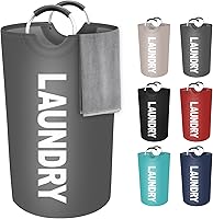 Vista 13 de StorageRight Cesta de Ropa Sucia Grande de 75L, Cesto de Ropa Sucia, Cesto de Ropa Sucia para Lavandería, Plegable, Cestas de Ropa Sucia