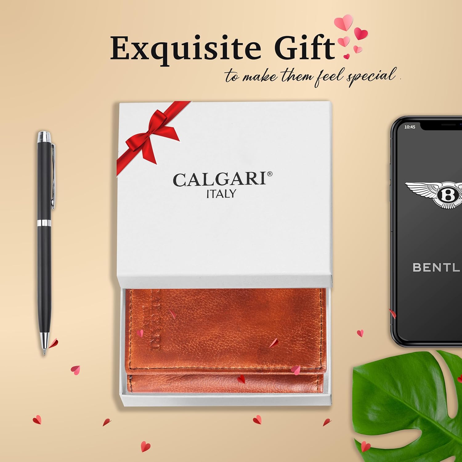 CALGARI® Italian Luxury Leather Wallets For Men | Trifold - Image 3