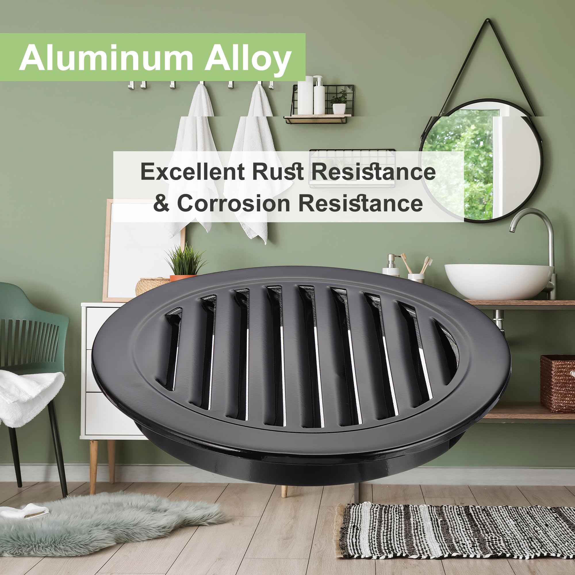 PATIKIL 10 Inch Round Soffit Vent - Image 4