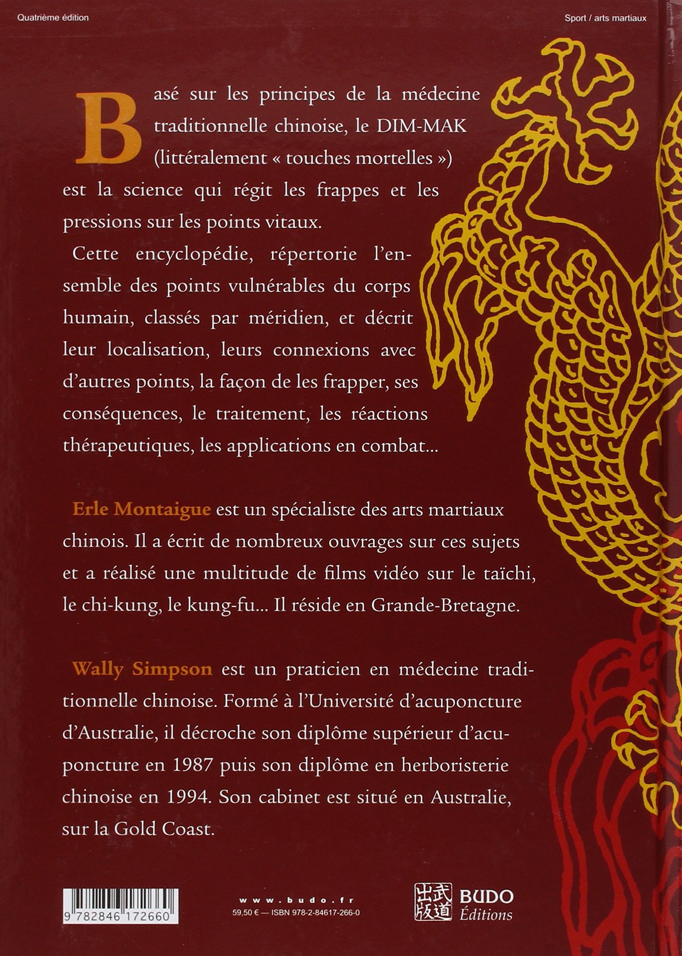 Encyclopédie du dim-mak: L'art des points vitaux selon la tradition chinoise