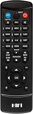 Replacement Remote for Toshiba D-VR5 D-VR5SC D-VR5SU D-VR6 D-VR6KC HiFi