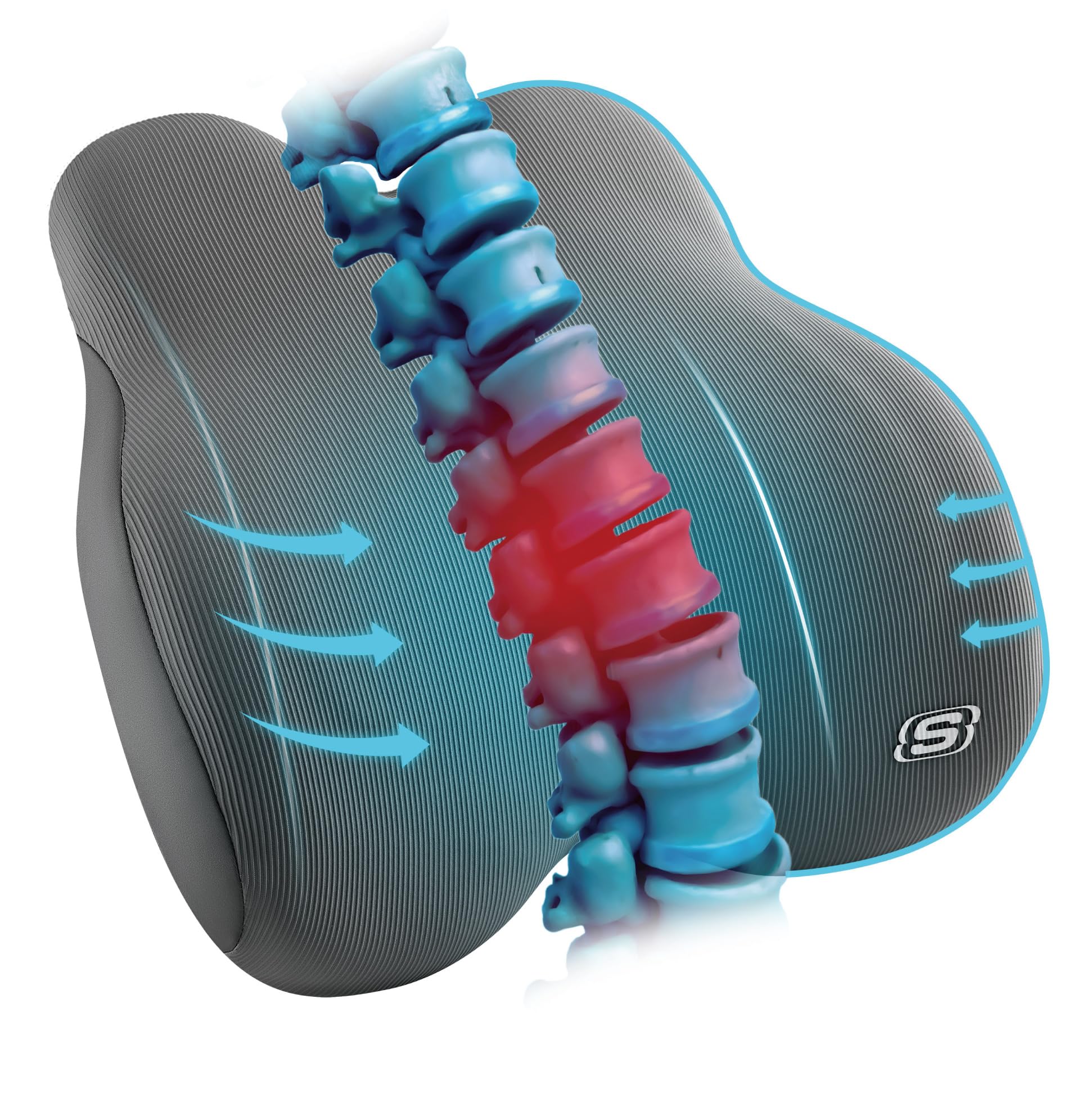 Skechers Memory Foam Lumbar Pillow
