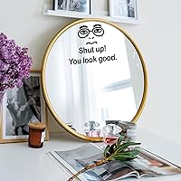 Vista 11 de Calcomanía de espejo "Yes You Can Sign with Exclamation Mark - Yes You Can Words of Inspiration Decor - Diferentes fuentes Yes You Can Sign