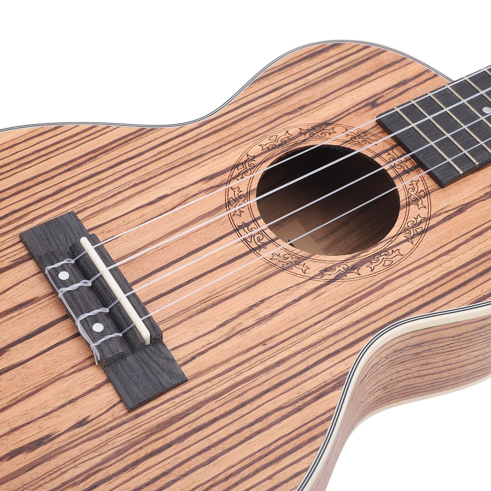 26 Pollici di Tenore Ukulele Set a 4 Corde Wood Hawaian Acustico Ukulele con Sintonizzatore di Corde e Strumento Musicale Professionale Cinghia