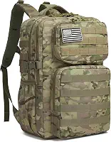 Mochila Impermeável 30L Reforçada com Patch Emborrachado – Mochila Grande de Viagem, Camping, Academia e Uso Diário Masculino