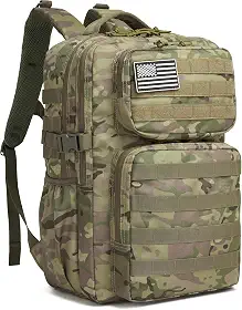 Mochila Impermeável 30L Reforçada com Patch Emborrachado – Mochila Grande de Viagem, Camping, Academia e Uso Diário Masculino
