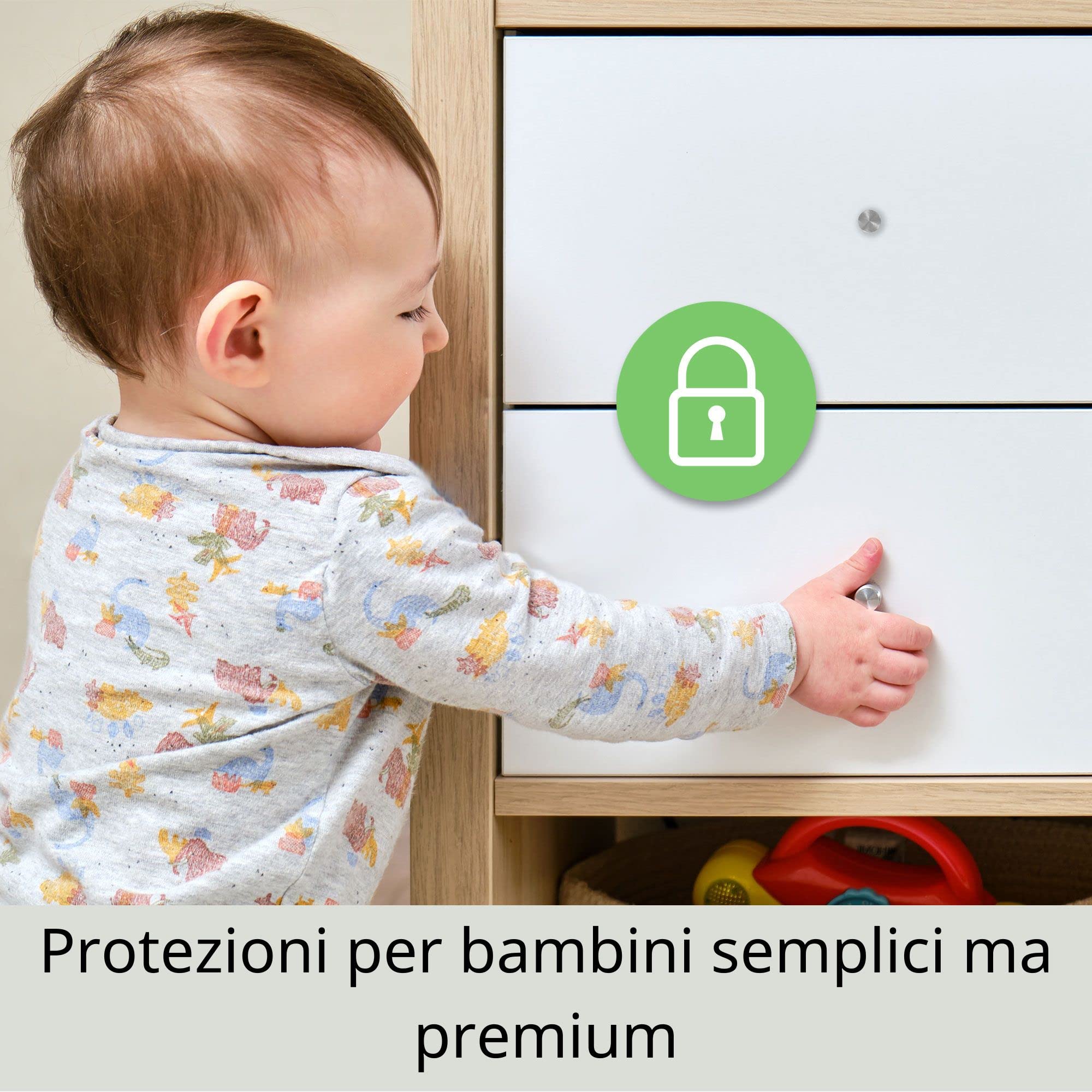 Serrature Di Sicurezza Per Bambini - 2 Pezzi Per Frigorifero, Finestre E Cassetti | Blocca Con Chiave E Adesivo 3M - Foto 14