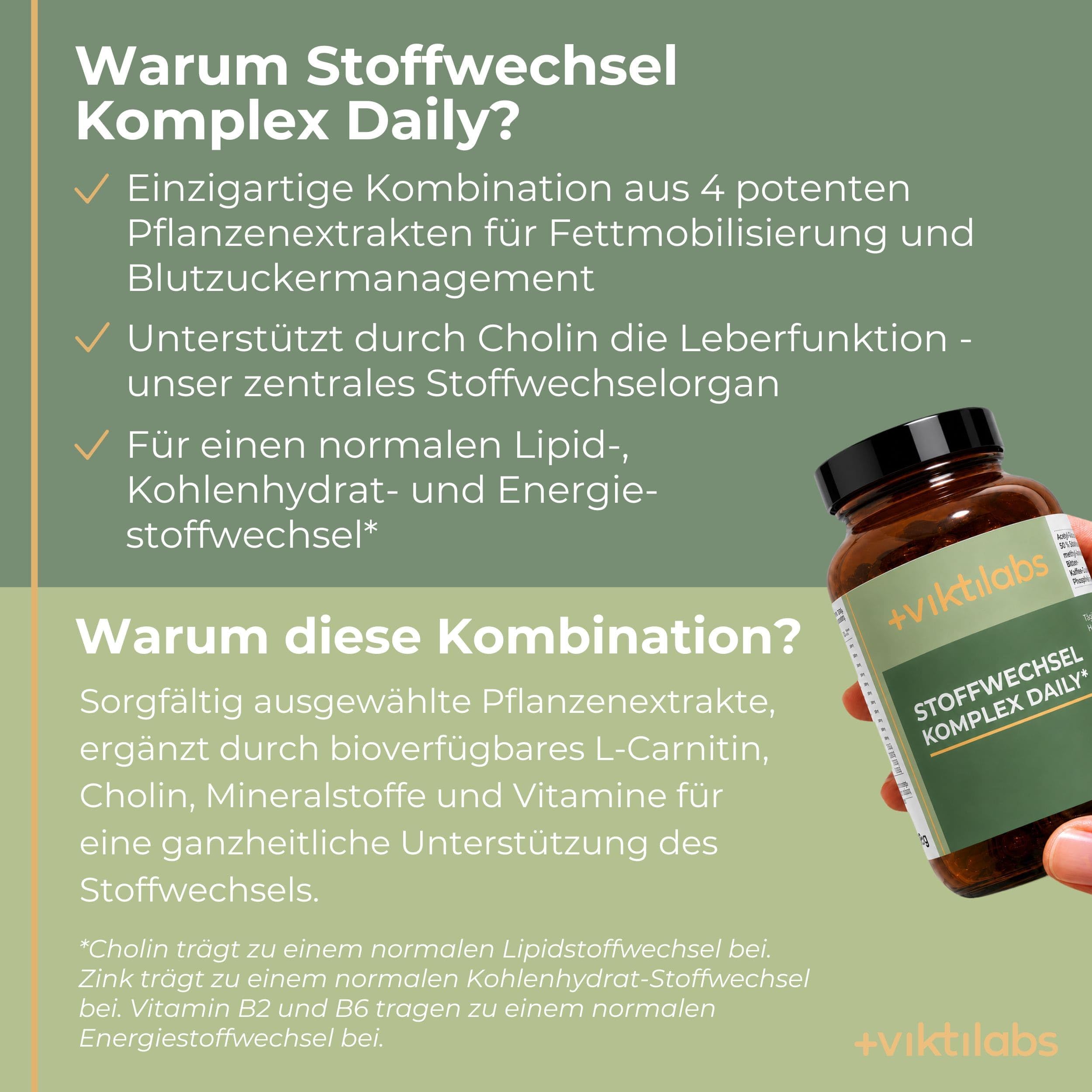Stoffwechsel Komplex Daily – 270 Kapseln