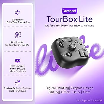 Tour Box Lite コントローラー Tourbox Lite review - the shortcut remote you've been