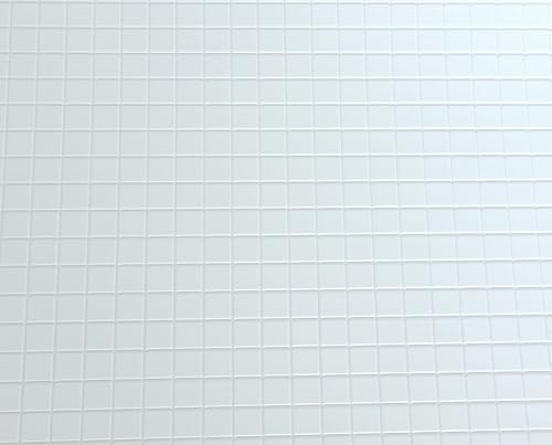 Handley Dolls House Miniatura 1:12 Escala 1:24 Cocina Baño Suelo Blanco Azulejo Hoja