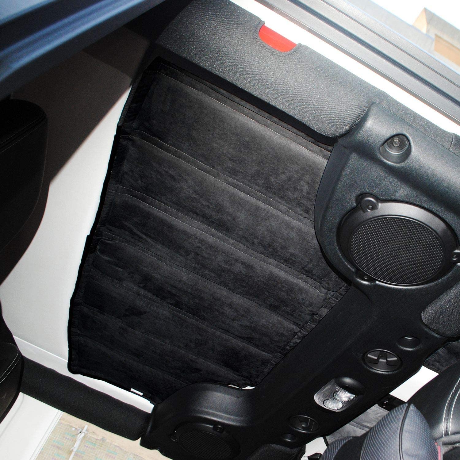 Zestawy izolacji termicznej i wygłuszającej z waty do podsufitki dla Jeep Wrangler JK JKU 2007-2010 4-drzwiowy Sports Sahara Freedom Rubicon X i Unlimited