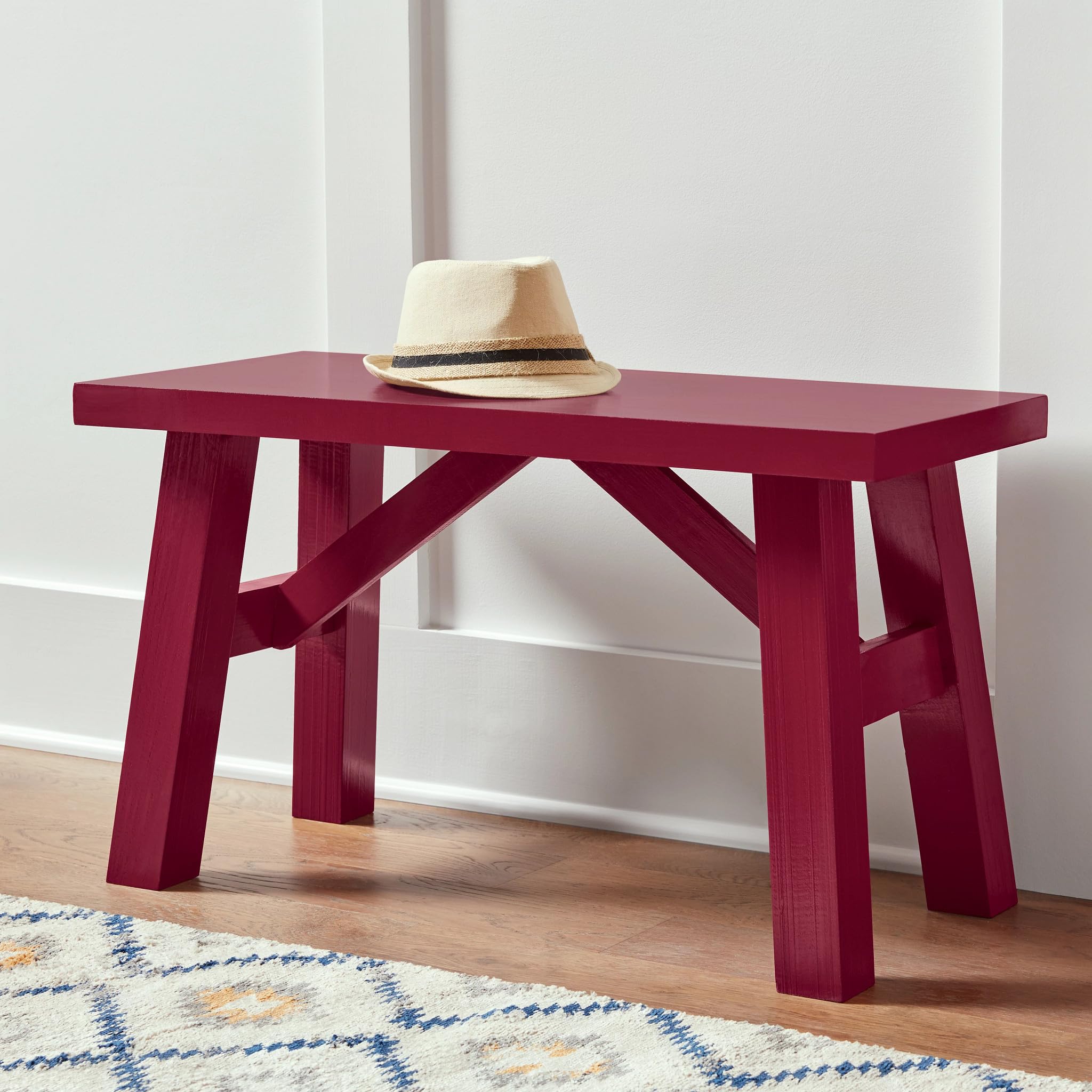 Krylon K05560007 COLORmaxx Spray Paint and Primer for Indoor/Outdoor Use, Satin Burgundy, 12 Ounce (Pack of 1)