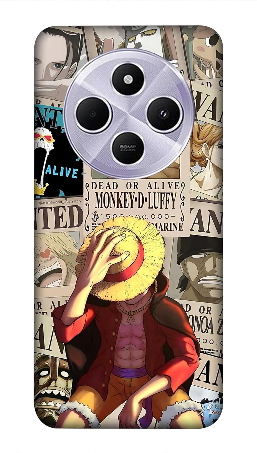 NDCOM for Redmi A4 5G Back Cover | Redmi 14C 5G Cover | Poco C75 Back Cover | Stylish Protection for Your Device | Anime One Piece Wanted Luffy Hard Case NDCOM for Redmi A4 5G Back Cover | Redmi 14C 5G Cover | Poco C75 Back Cover | Stylish Protection for Your Device | Anime One Piece Wanted Luffy Hard Case