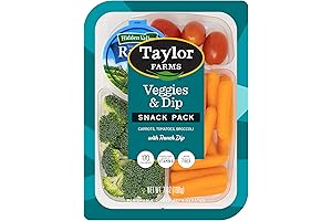 Taylor Farms Mini Rods Vegetable Snacks with Ranch Dip