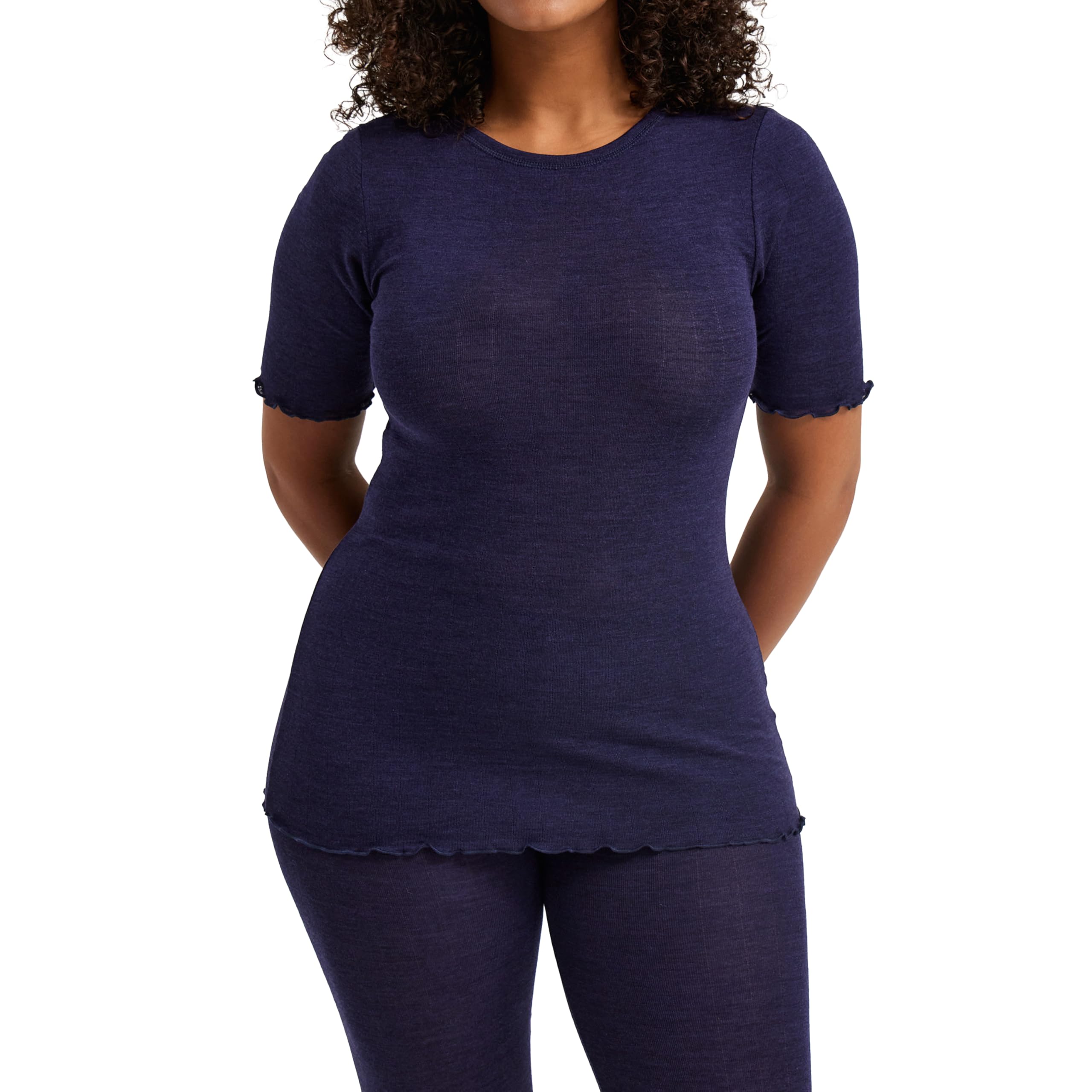 Dilling T-Shirt aus Merinowolle/Seide für Damen