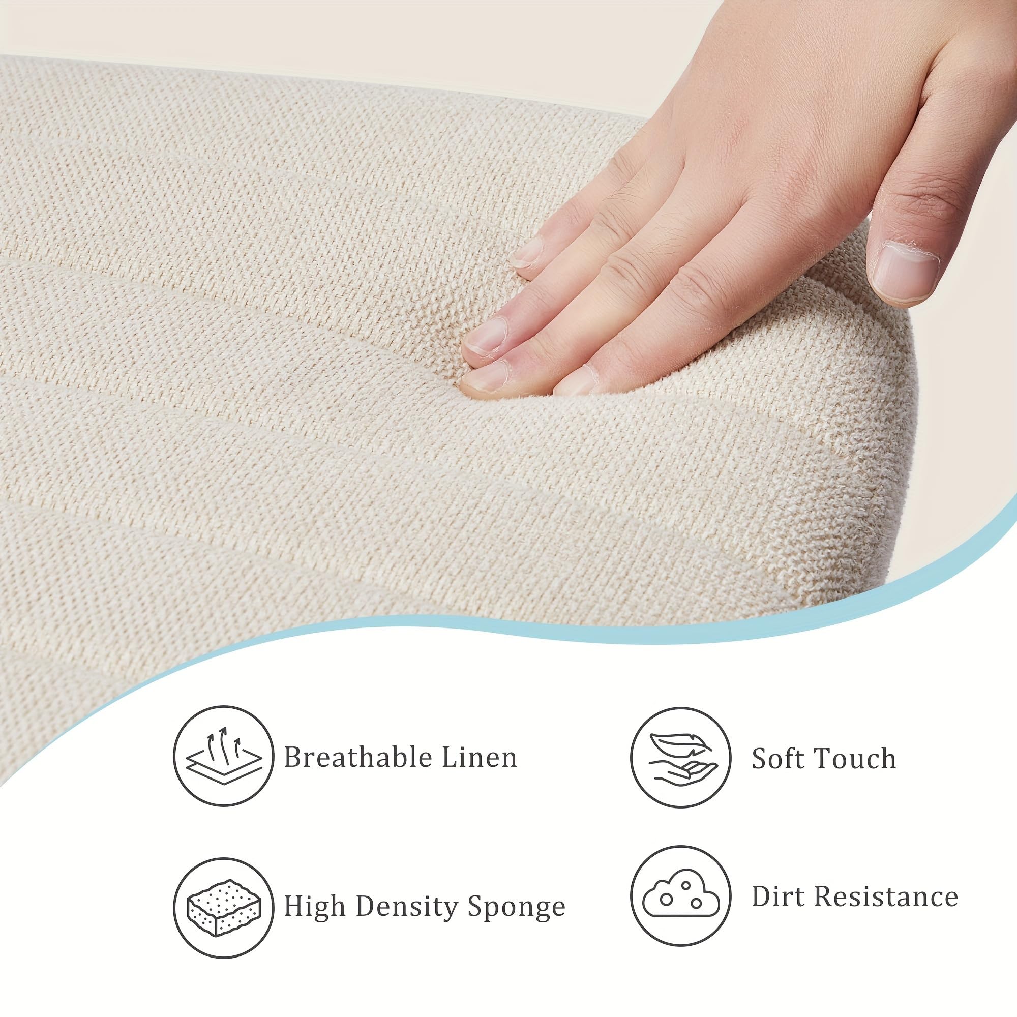 Sedia girevole – Sedia da scrivania regolabile senza braccioli in Sle incrociata per camera da letto Vani Makeup Stat Vsatile Crossback Seating Opt