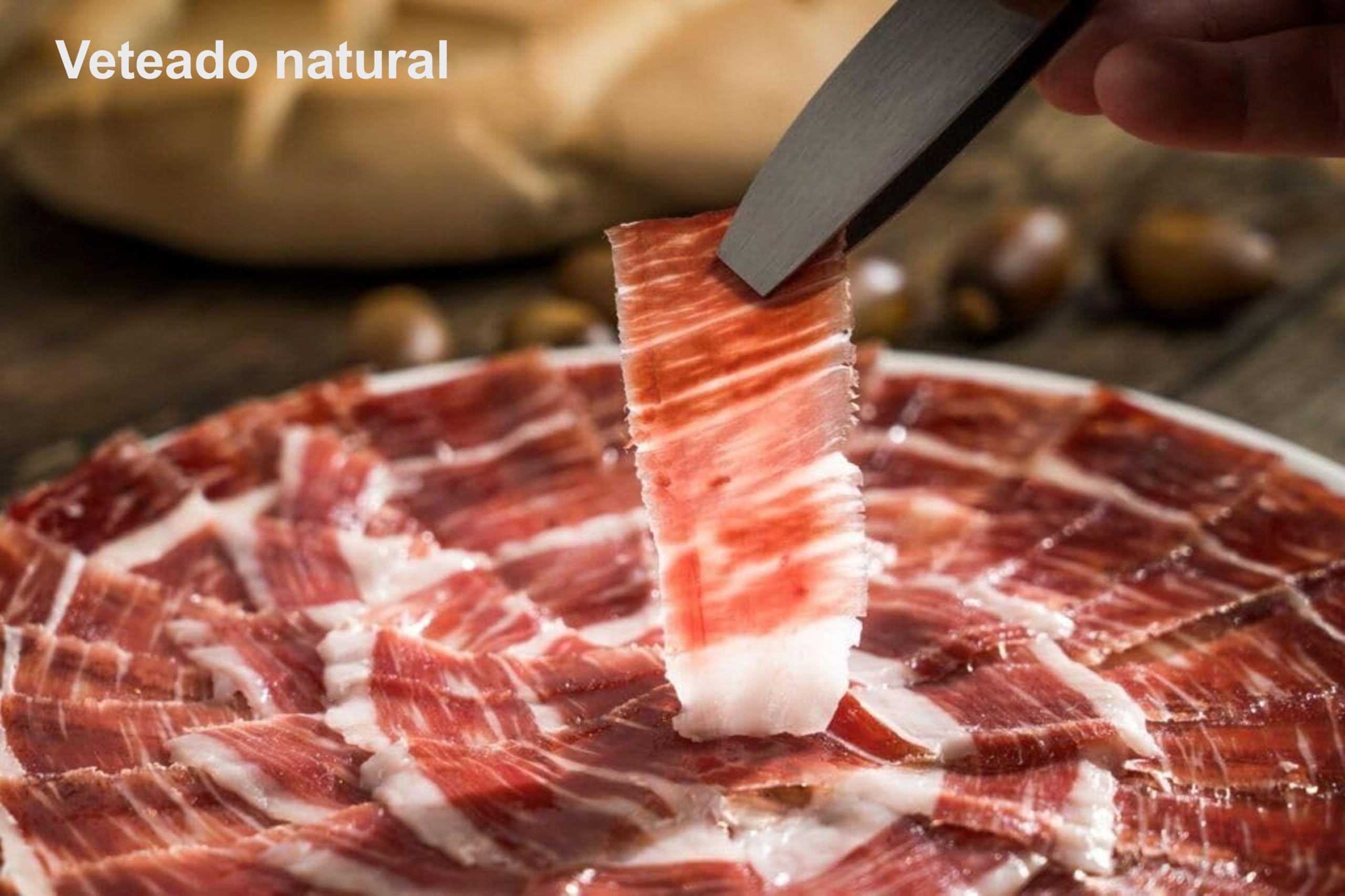 Paleta de Jamón de Bellota 100% Ibérica D.O.P Jabugo Tartessos I Pieza Entera I Curación Natural I 5–5,5 kg