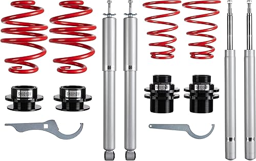 JOM - Suspensión Coilover ajustable Euro Kit para BMW Serie 3 E30 Sedan Coupé (2.008 in)