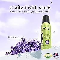 Vista 4 de PAWFUME Spray para Desenredar y Asear Perros, Lavanda Real, 1 Paquete – Mantiene a los Cachorros Frescos Todo el Día – Hipoalergénico, Sin Alcohol