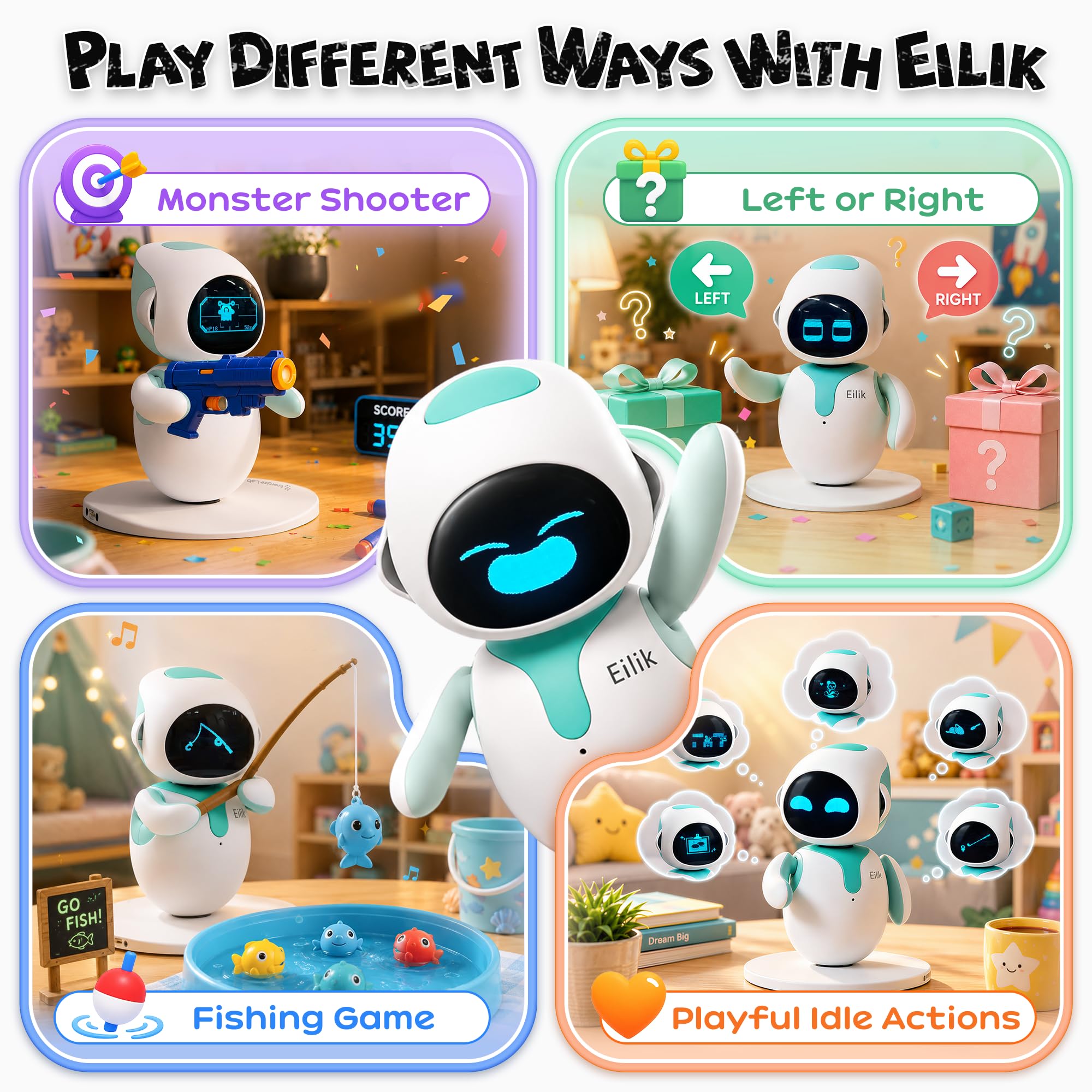 Amazon.co.jp: Eilik - 感情的知性を備えたデスクトップコンパニオン