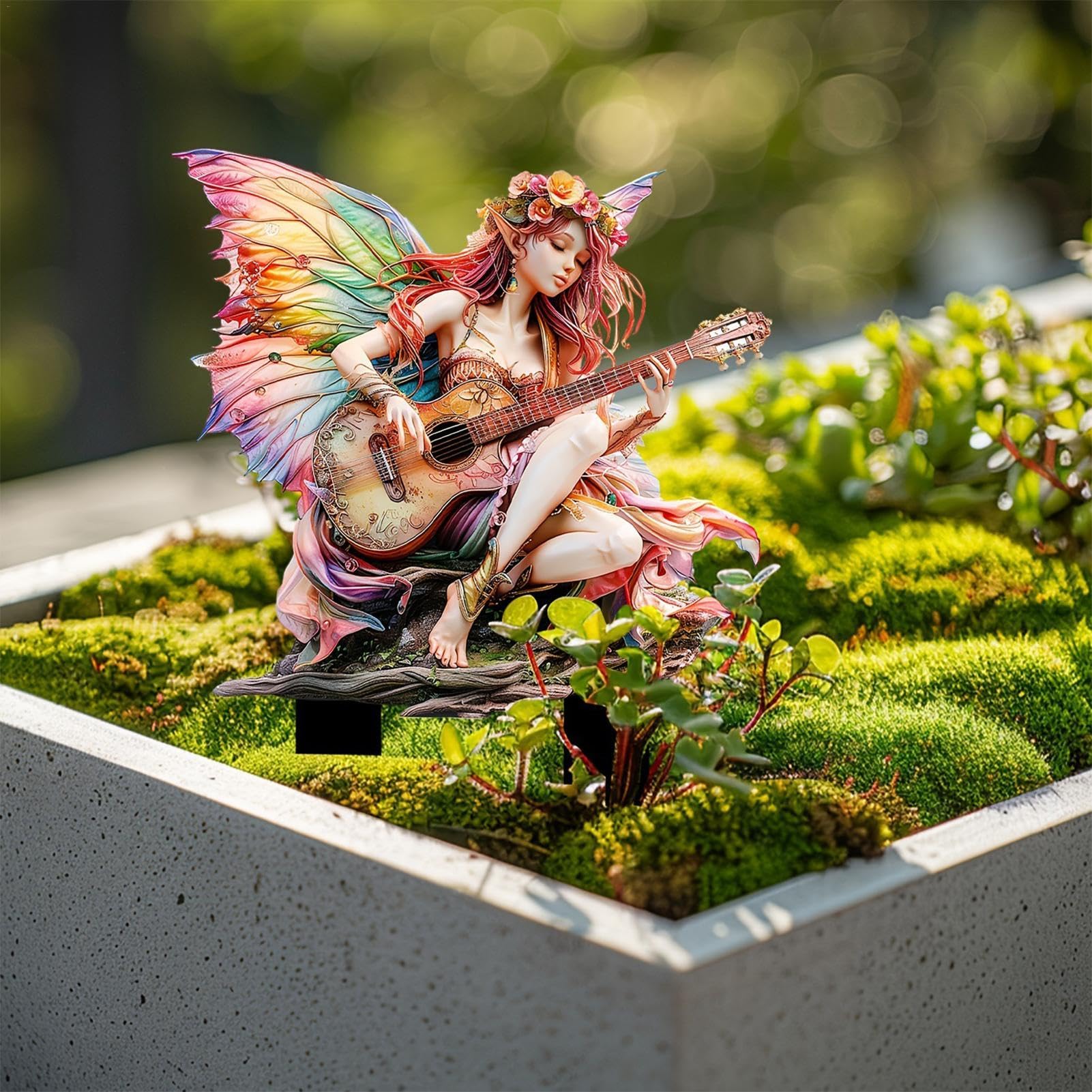 Amazon.co.jp: 妖精の庭の妖精、鉢の植物の装飾 | かわいいアクリル
