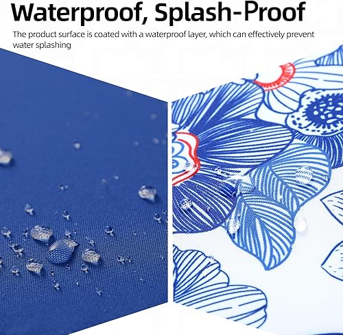 Miniatura 3 de PrimePatio Cojines para sillas de exterior para muebles de jardín, juego de cojines de patio al aire libre de 26.5 x 26.5 pulgadas, cojines de