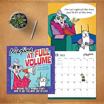 Amazon.com: TF PUBLISHING Maxine Mandates 2023 Wall Calendar 12 Month | Premium 2023 Calendar Wall | Large Wall Calendar 2023 Monthly | Big Grid Calendars 2023 | Calander 2023 | Planners For Office Calender 2023 : Office Products Amazon.com: TF PUBLISHING Maxine Mandates 2023 Wall Calendar 12 Month | Premium 2023 Calendar Wall | Large Wall Calendar 2023 Monthly | Big Grid Calendars 2023 | Calander 2023 | Planners For Office Calender 2023 : Office Products