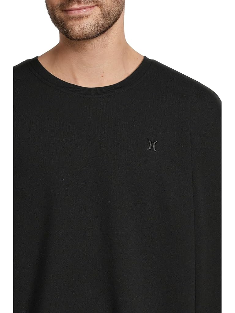 Black Hurley Icon Crew Sweatshirt
