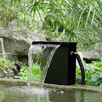 Amazon.com: NFESOLAR Pond Waterfall Spillway with Pump Kit