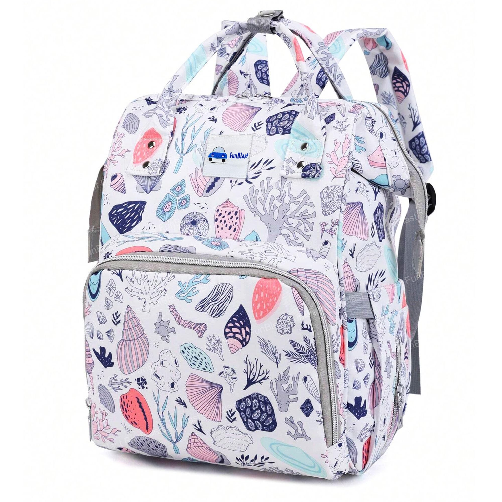 FunBlast Mother Bag, Travel Mommy Diaper Bag, Multi-Function Diaper Bag Backpack Large Capacity Diaper Bag, Stylish Baby’s Diaper Bags for Mothers with Multiple Pockets for Baby-image-17