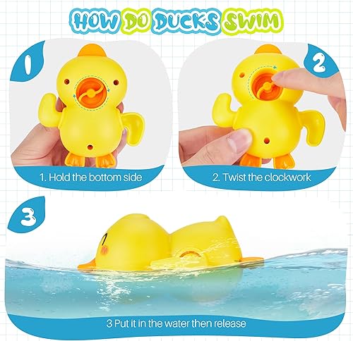 Miniatura 7 de EKU EASYKU Juguetes de baño hipopótamo para niños