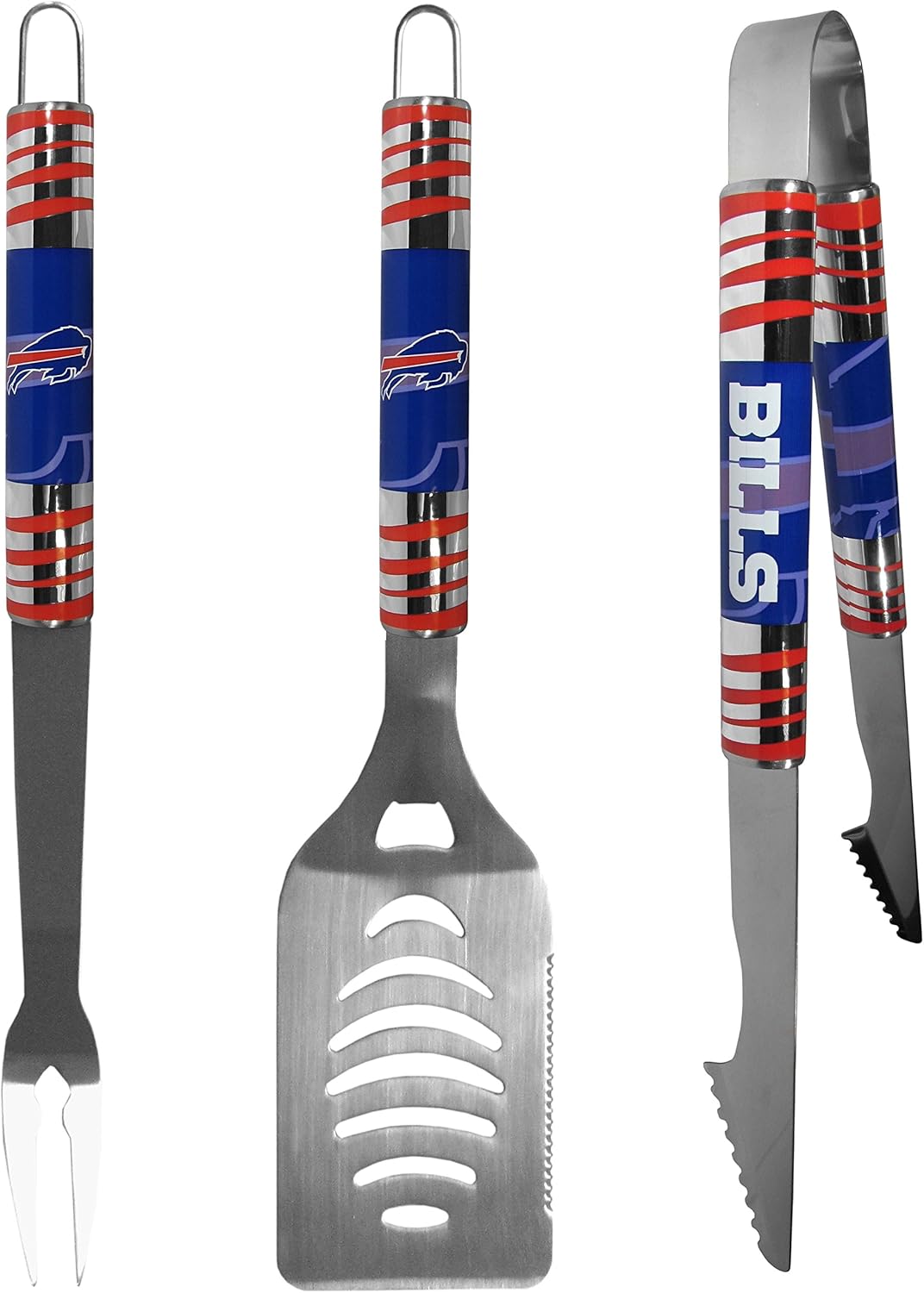 NFL Siskiyou Sports Fan Shop Buffalo Bills Tailgater BBQ Set 3 piece Team Color 8 81yKSEFRe7L. AC SL1500
