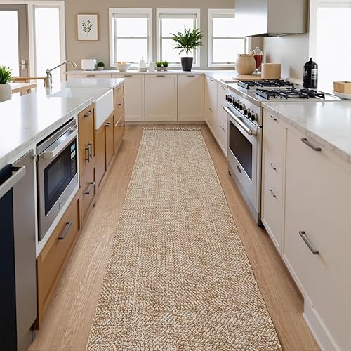 Miniatura 341 de Collive - Tapete de 27 x 43 pulgadas, lavable a máquina, para interiores y exteriores, de bajo perfil, suave algodón tejido a mano, para baño