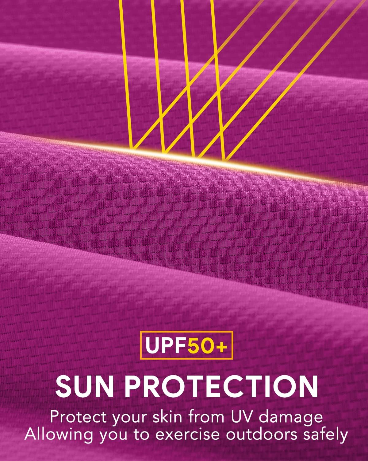 We1Fit Women's UPF 50+ Sun Protection Jacket Hoodie Sun Shirts Hiking Running Athletic Shirt - Image 5