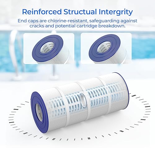 Miniatura 6 de Cartucho de filtro de piscina CC100, compatible con Pentair Clean & Clear 100 en modelo 160316 y EC-160316, 160354 y EC-160354, repuesto para