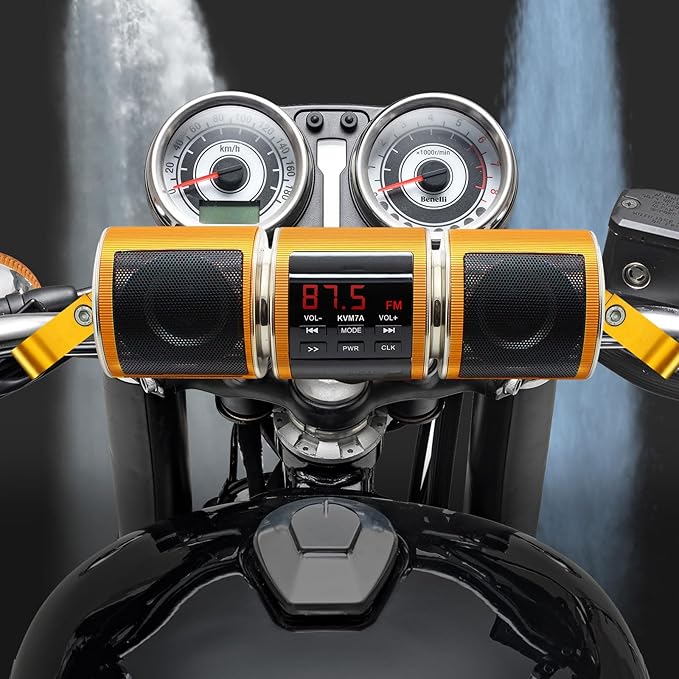 Parlantes Bluetooth para Motocicleta Velontork MT487 20W impermeables miniatura 4