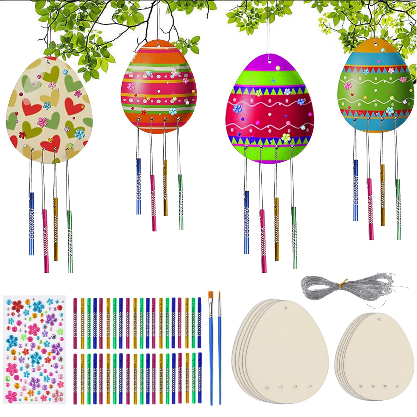 WEDNOK 10 Pcs Œufs De Pâques En Bois à Peindre – Idéal Pour Bricolage Enfant, Carillon Éolien Artisanat Créatif, Déco Printemps Et Pâques Intérieur Extérieur Oeufs De Pâques Bois WEDNOK 10 Pcs Œufs De Pâques En Bois à Peindre – Idéal Pour Bricolage Enfant, Carillon Éolien Artisanat Créatif, Déco Printemps Et Pâques Intérieur Extérieur Oeufs De Pâques Bois