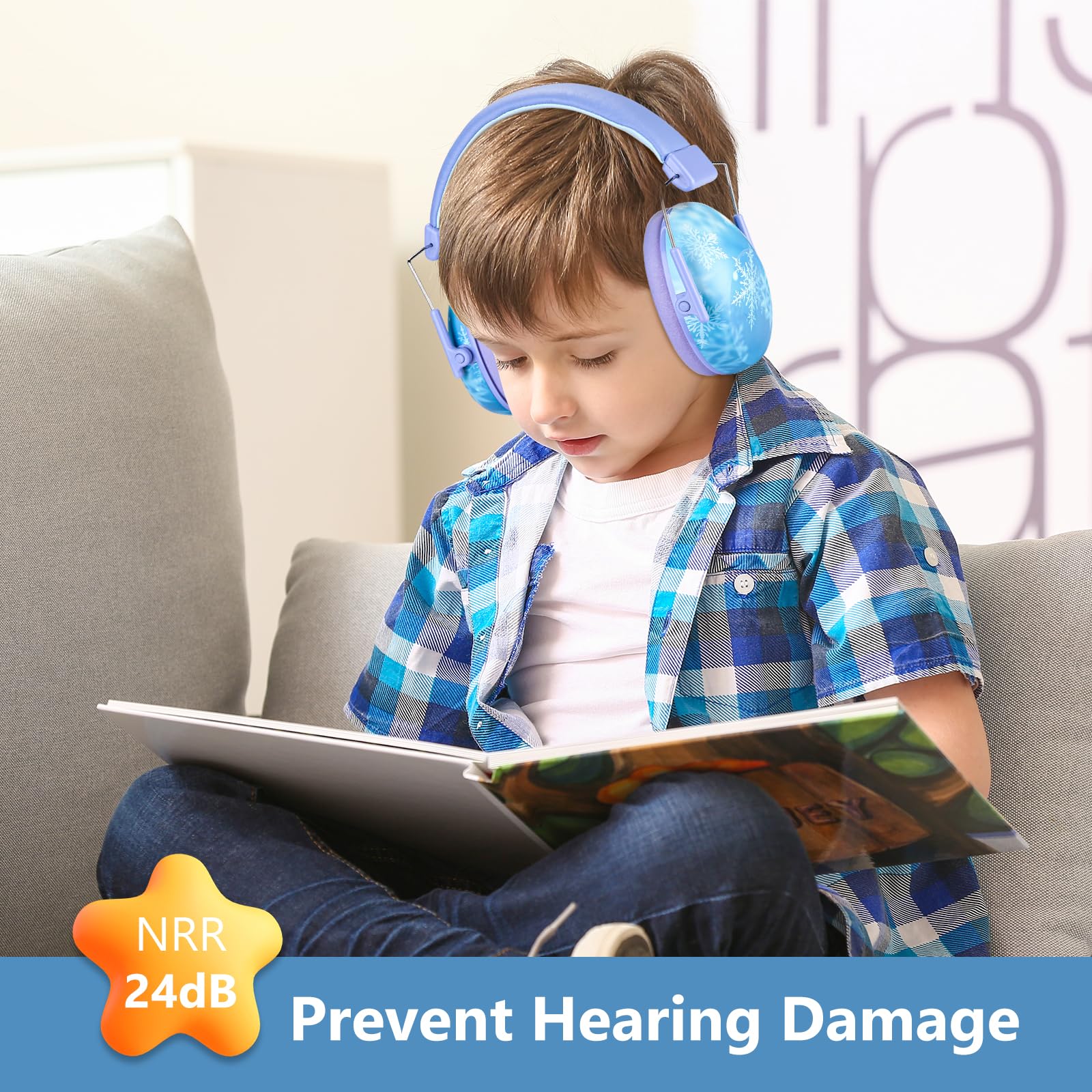 ProCase Kids Noise Cancelling Headphones, Kids Ear Protection Noise Canceling Earmuffs - Image 4