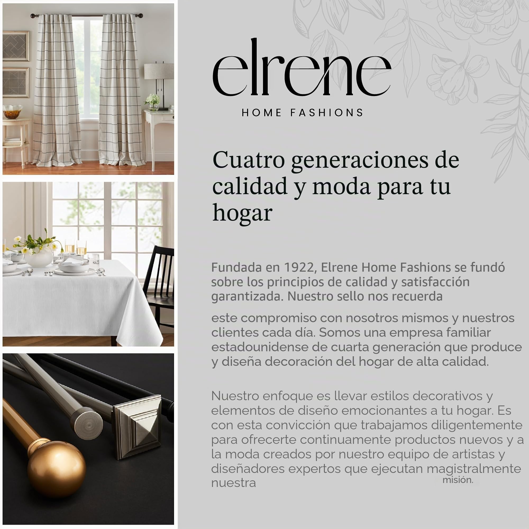 Elrene Villeroy & Boch Home Fashions - Manteles Individuales de fantasía para Vacaciones, Juego de 4, 13 x 19 Pulgadas, Multicolor