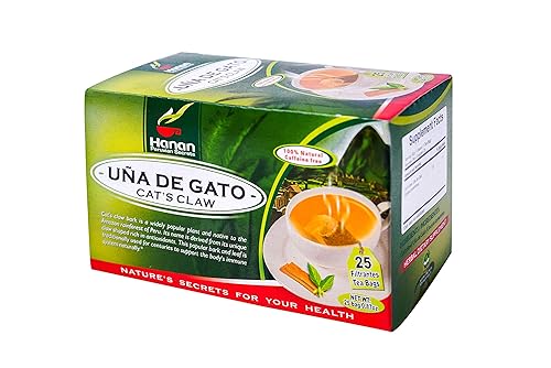 Miniatura 4 de Hanan Secretos peruanos Una De Gato té de hierbas  100% natural de la corteza de garra de gato  25 bolsas de té  ayuda naturalmente en el apoyo de