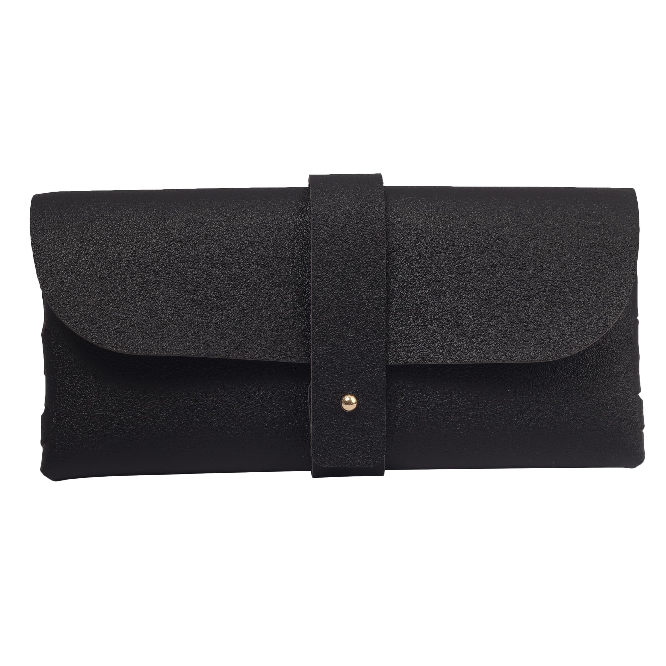 VIVIDVision Unisex Adult Lightweight Eyewear Specs Case Cover | Protect Eye Glasses | Chashma Dibbi | Spectacle Box | Closure - Button | Artificial Leather