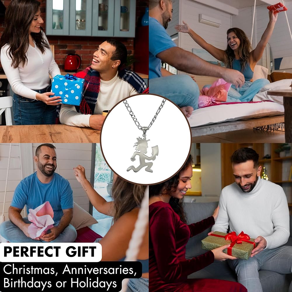 Amazon.com: Jugallo Hatchetman Necklace Stainless Steel Hatchetman